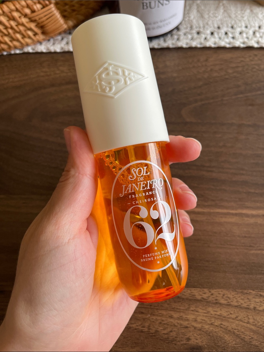 Sol de Janeiro 62 Perfume Mist - Orange Bottle with Cream Cap